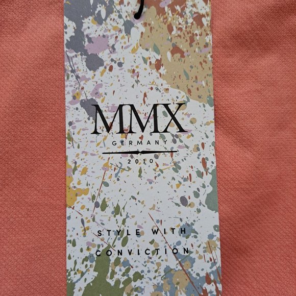 Men's MMX Germany Orange Shorts with Beads Size 34 / 32 - Picture 3 of 14